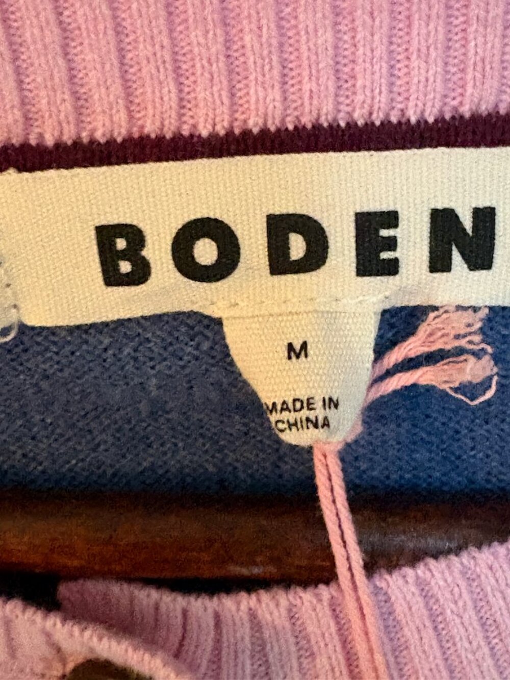 NWT Boden Meg Raglan Sleeve Colorblock Cardigan - Size M - Picture 4 of 4